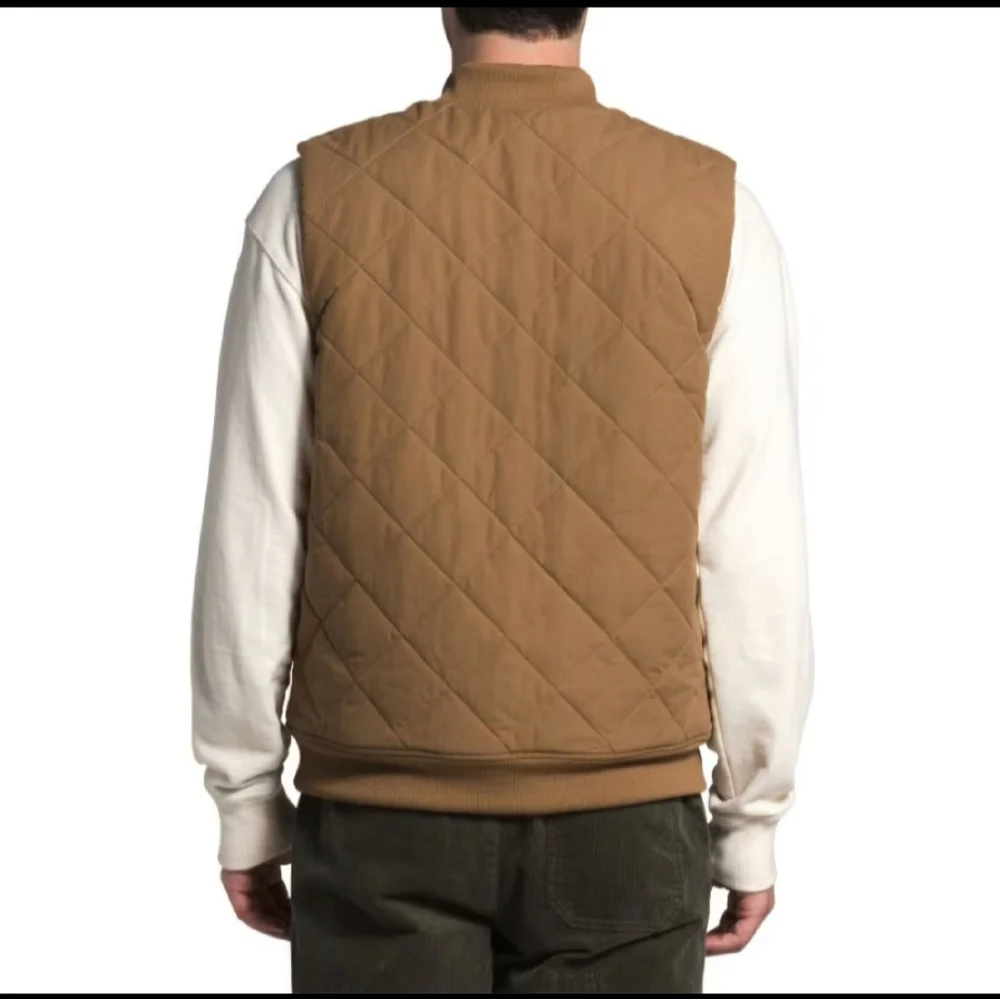 The North Face Cuchillo Quilted Insulated Men's Vest in Utility Brown Size Large